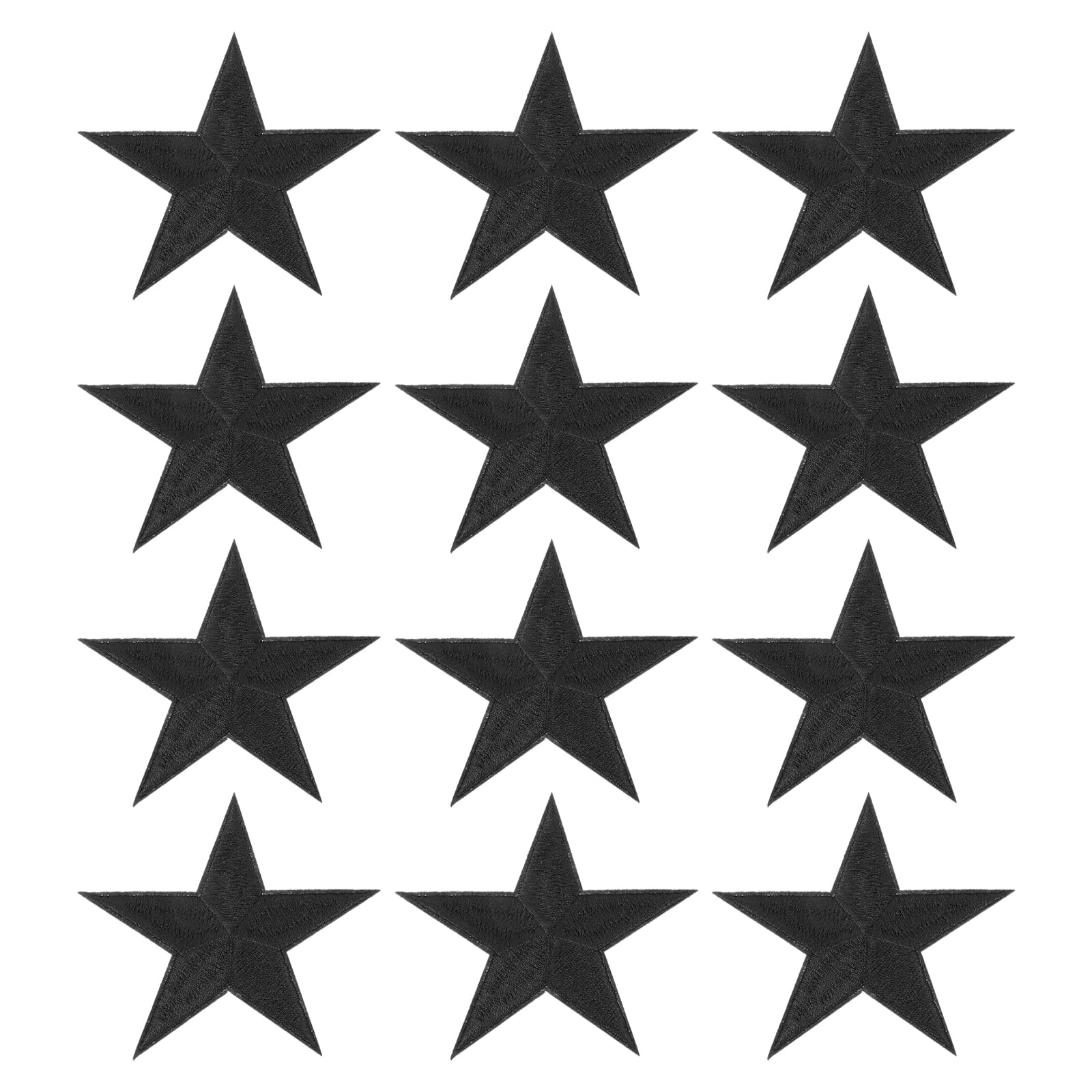 PATIKIL Opstrijkbare patches, 10 stuks 5 sterren naaien geborduurde patches applicaties versieringen voor kleding jassen hoed rugzak repareren decoraties, wit PATIKIL Opstrijkbare patches, 10 stuks 5 sterren naaien geborduurde patches applicaties versieringen voor kleding jassen hoed rugzak repareren decoraties, wit