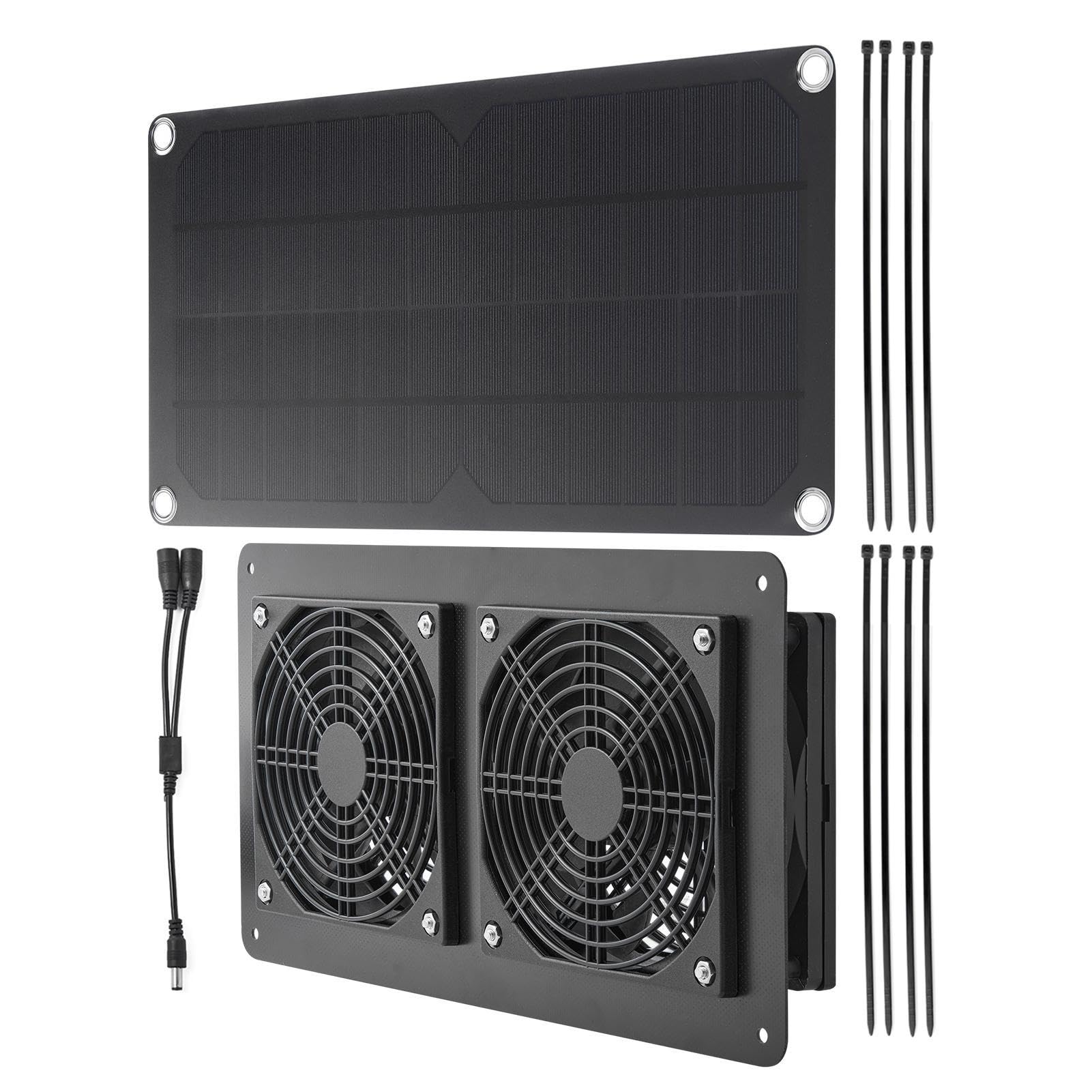 Ventilatore di scarico solare, 10 W, 12 V, alimentato a energia solare