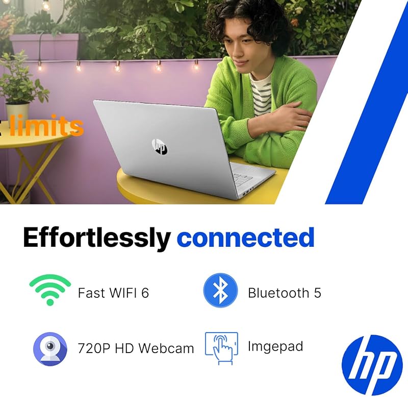 HP 17.3 inch Laptop | 2026 Edition | Intel 13th 8 Cores i3 CPU (Beat 11th i5) | 4GB RAM | 128GB SSD | Wi‑Fi 6 | AI Copilot | Large Screen | Windows 11 image 5