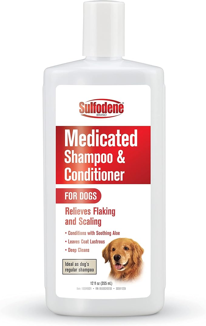 Amazon Sulfodene Brand Medicated Shampoo & Conditioner Dogs Stop