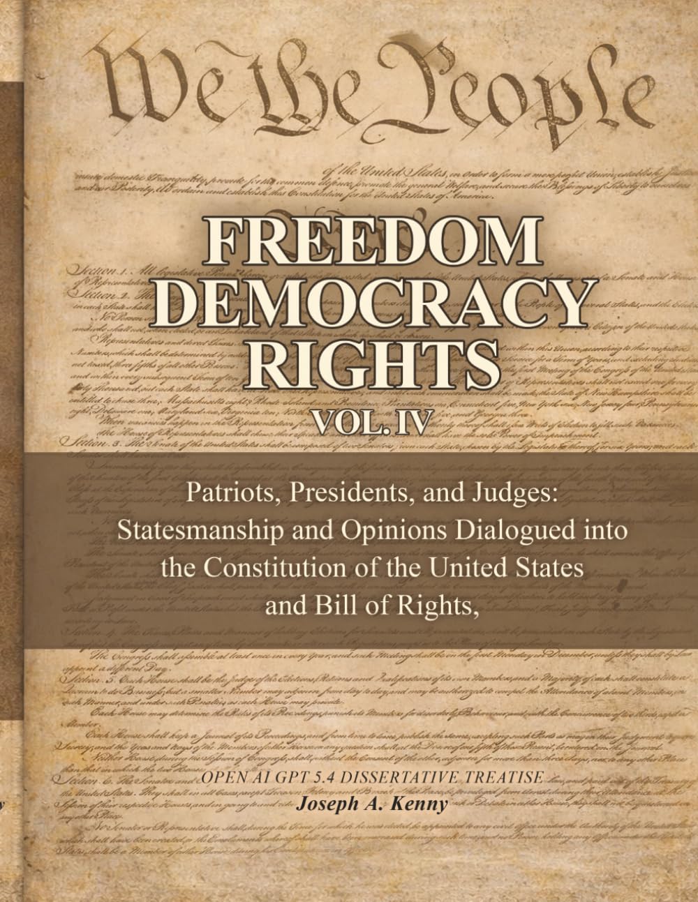 FREEDOM, DEMOCRACY, RIGHTS: Vol. IV: Patriots, Presidents, and Judges: Statesmanship and Opinions Dialogued into the Constitution of the United States