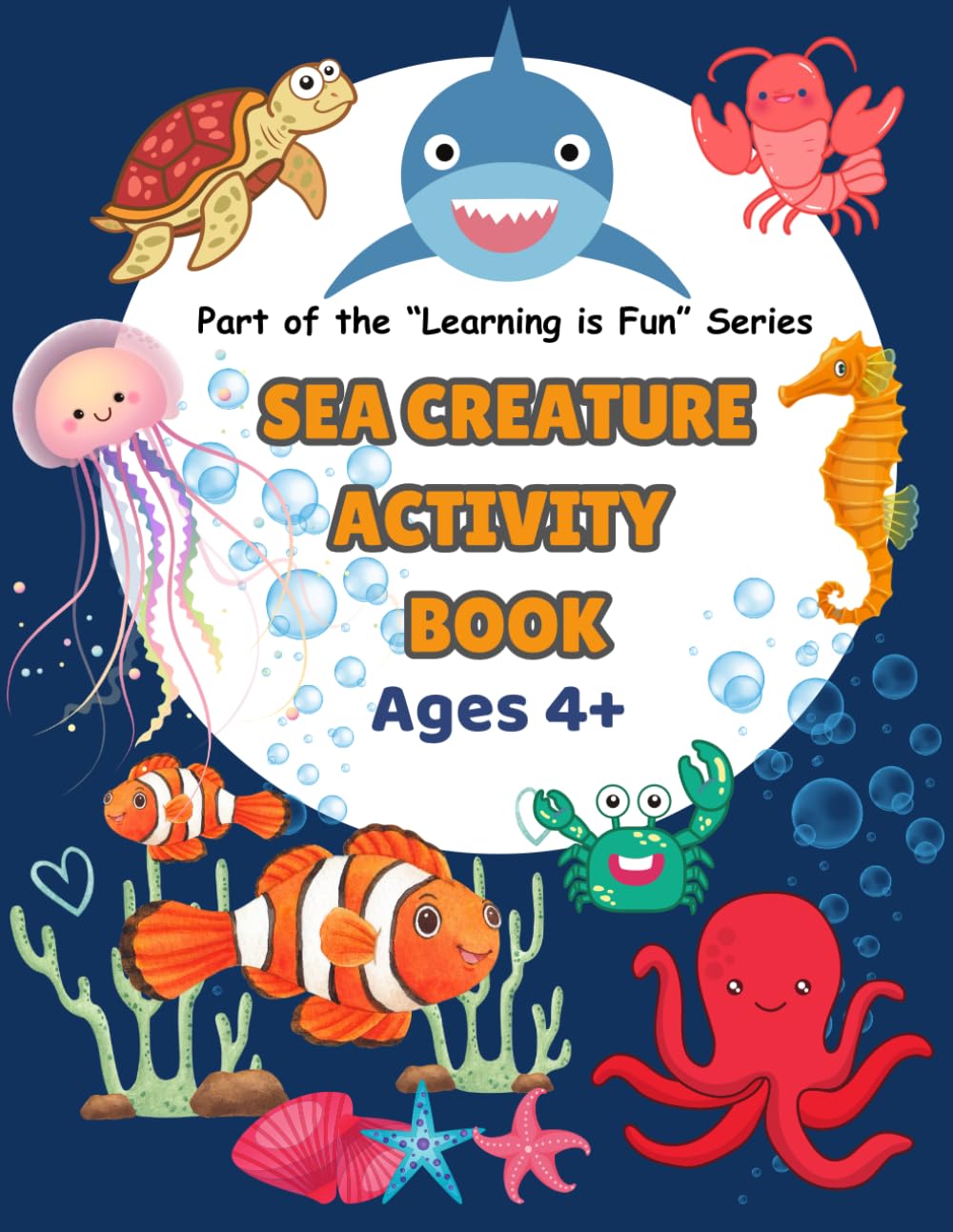 SEA CREATURE ACTIVITY BOOK Age 4+. 70 pages of activities and puzzles on Sea creatures. These includes cross words, word searches, mazes, dot to dot, ... cm (LEARNING IS FUN TOPIC ACTIVITY BOOKS)