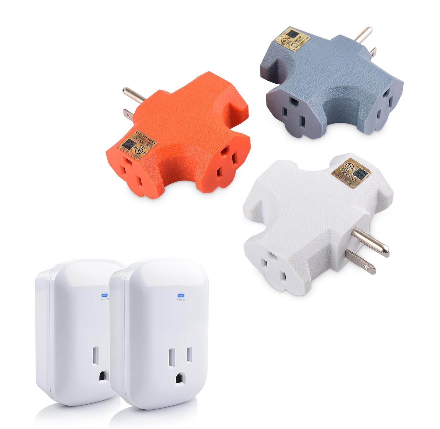 2Pack [ETL Listed] Cable Matters 2205 Joules, 1875W Single