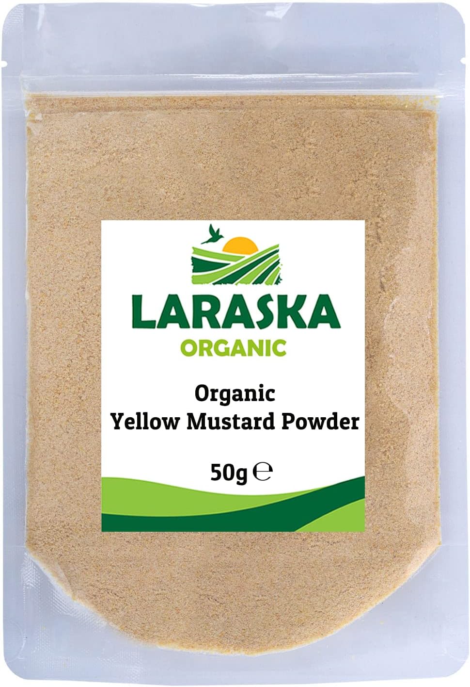 Organic Yellow Mustard Powder 50g Great for Dressing, Marinades