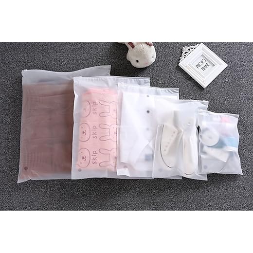 MosQuick Set of 5 Transparent Packing Bags