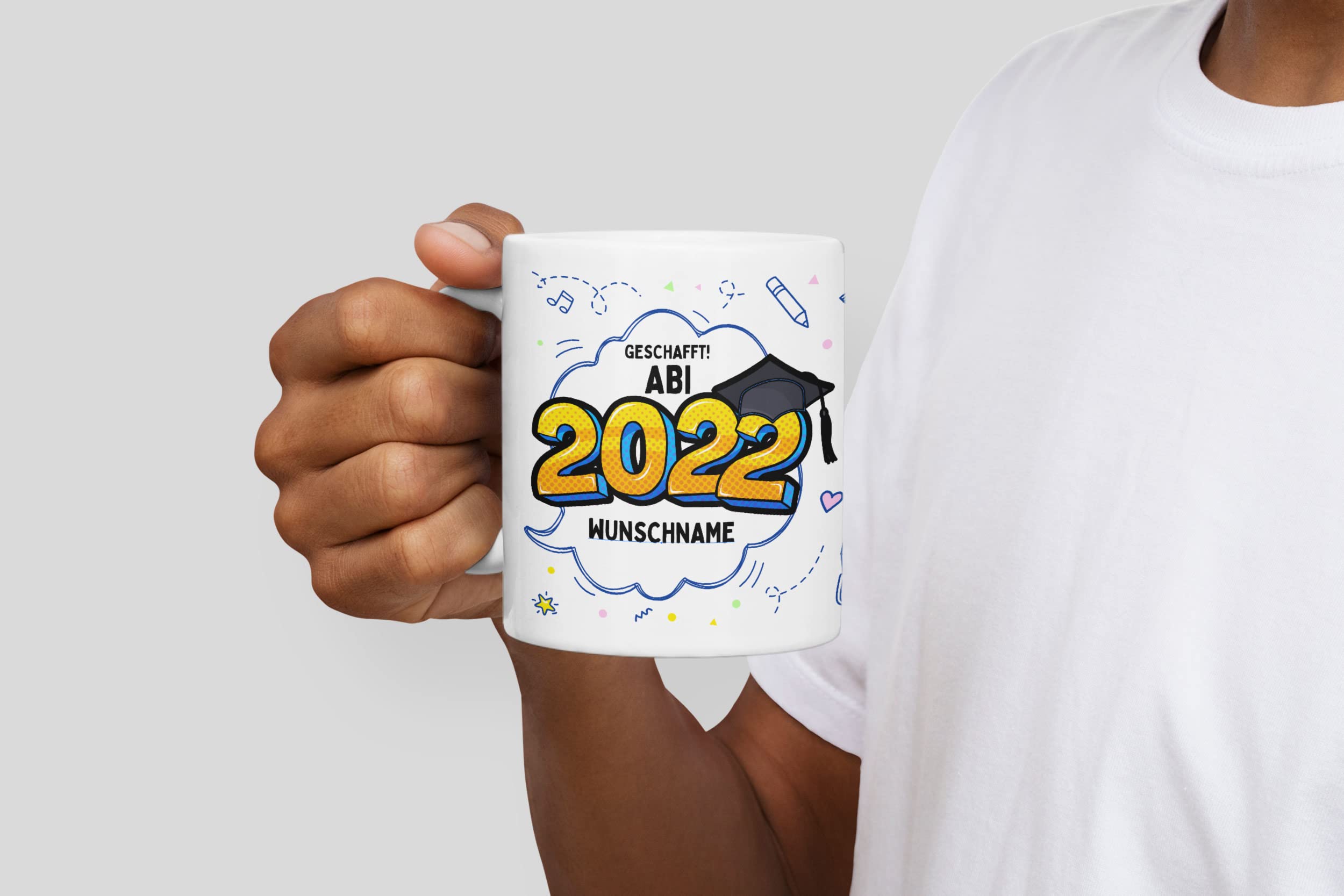 Gobelet à Café Personnalisé Dégradé De Fleurs De Naissance, Gobelet