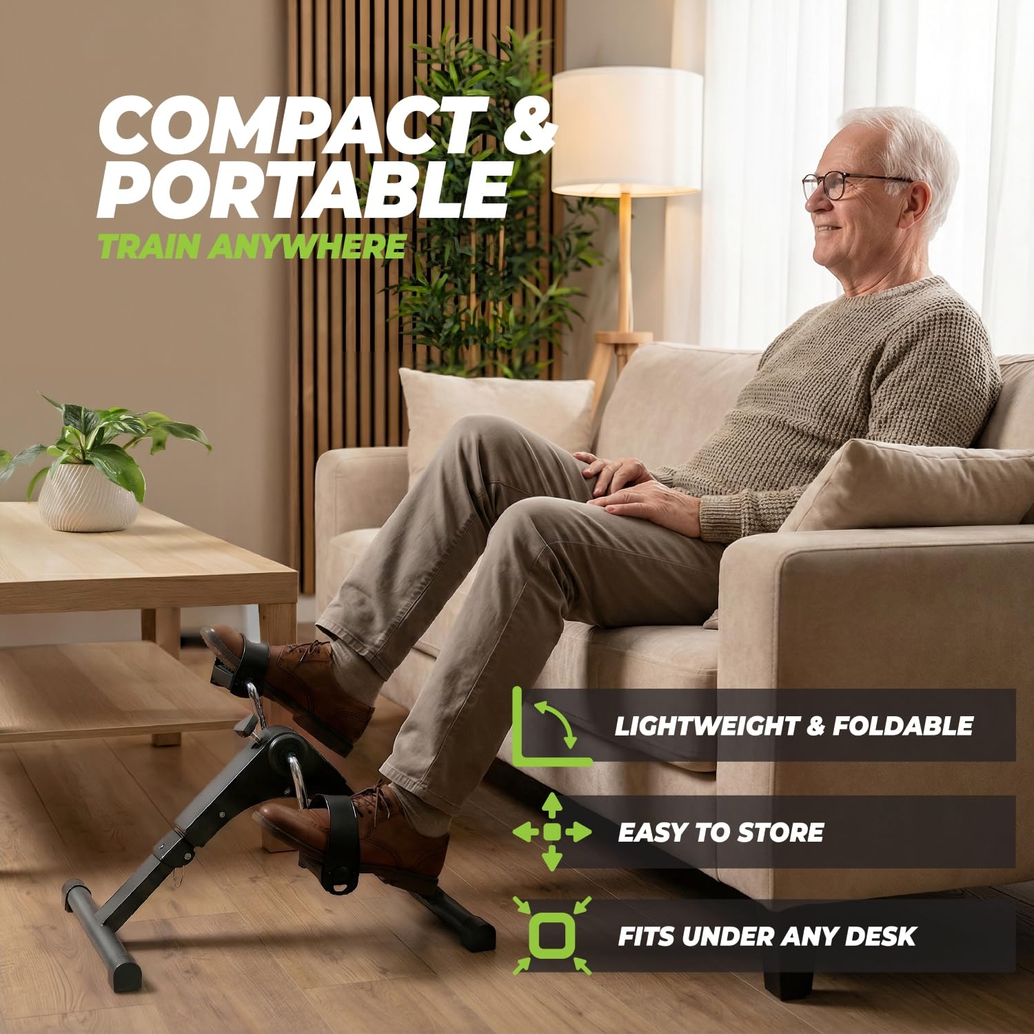 VirtuFit Allenatore pedale, braccia e gambe da seduta