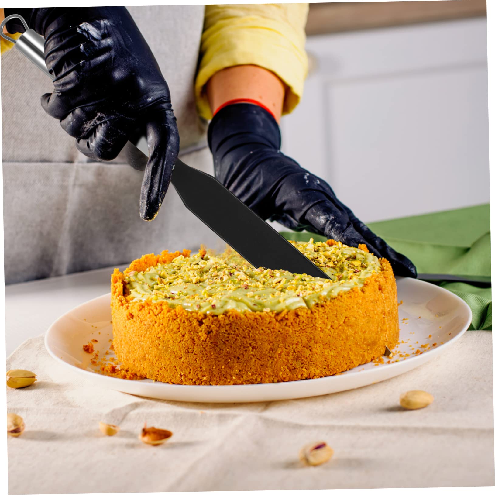 ULTECHNOVO Espátulas de Cocina Acero Inoxidable para Panqueques y Crepes, Set de Utensilios para Esparcir Crema y Alisar Pasteles, Adecuado para Uso Familiar y Repostería