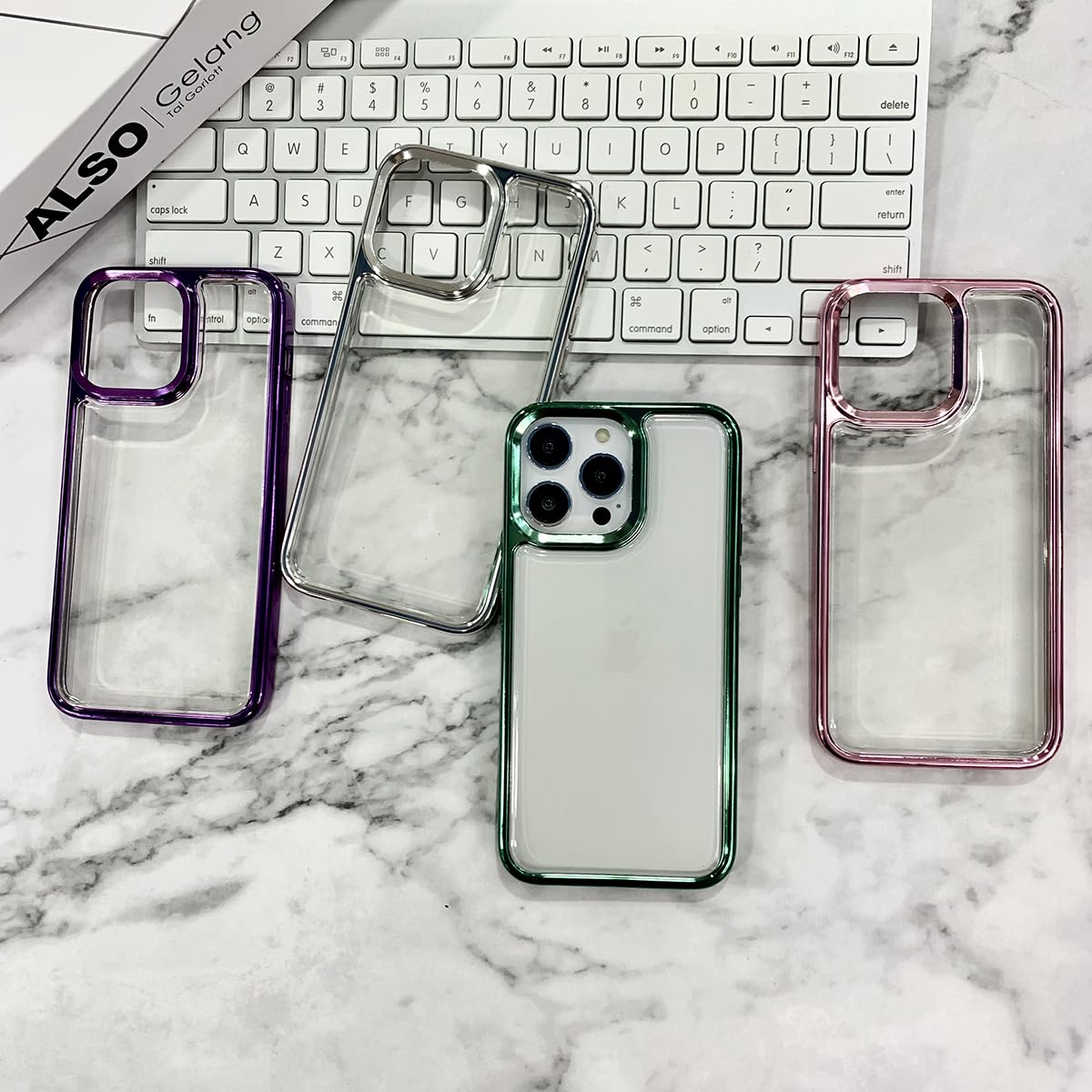 Cover Trasparente Per Xiaomi Redmi Note 12 Pro+ Plus 5G - Custodia Silicone Antiurdo Con Finitura Galvanica Lavanda - 3