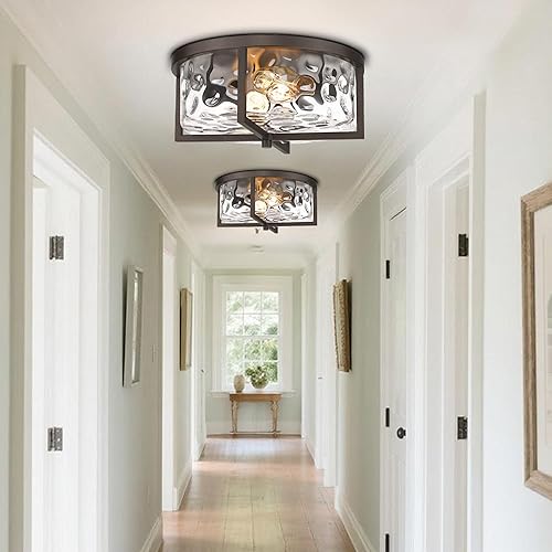 Vista 6 de Lámpara de techo de cocina, lámpara de techo empotrada de 13 pulgadas, moderna lámpara de techo cerca del techo, lámpara de techo empotrada