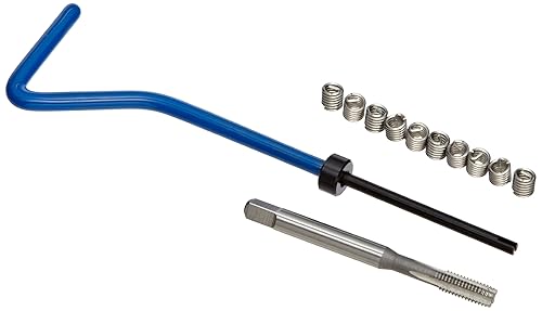 Miniatura 5 de E-Z Lok EK30820 - Juego de insertos roscados helicoidales, acero inoxidable 304, tamaño de rosca 1/4"-28, longitud instalada 0.500" (paquete de 10)