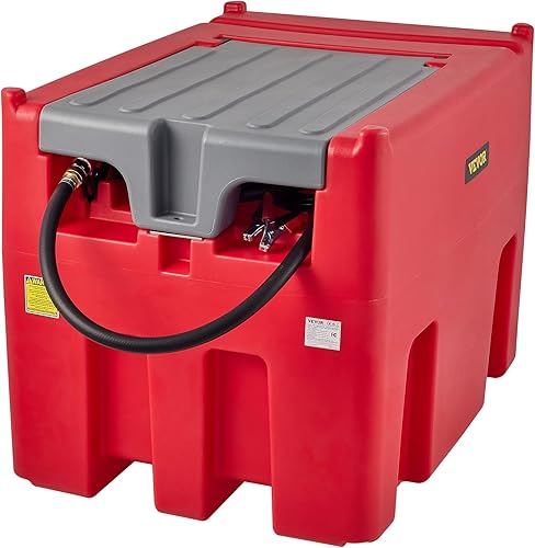 Miniatura 9 de VEVOR Tanque diésel portátil, capacidad de 116 galones y caudal de 10 GPM, tanque de combustible diésel con bomba de transferencia eléctrica de 12 V