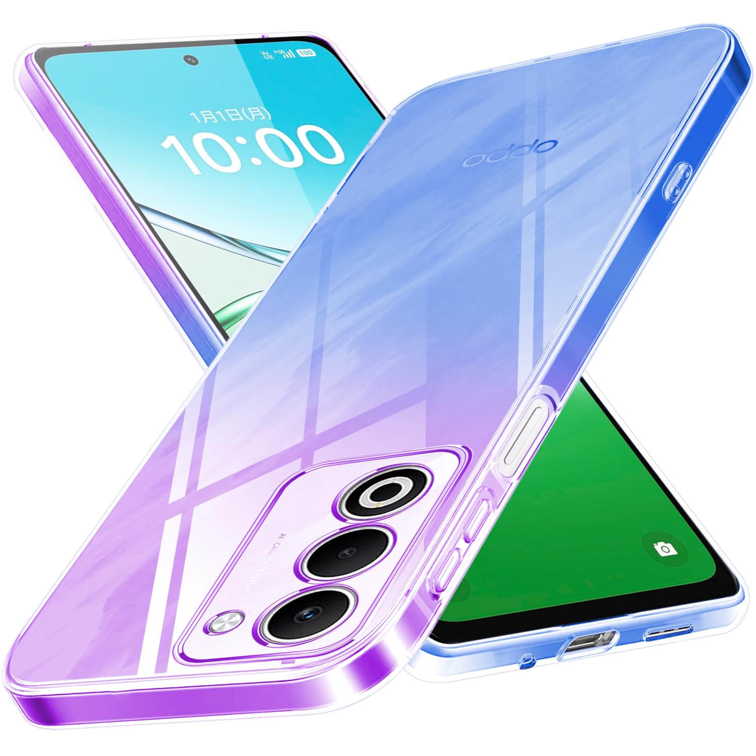 OPPO スマートフォン本体 ブルーグラデーション Amazon.co.jp: 対応 OPPO A5 5G ケース クリア 薄型 TPU OPG06