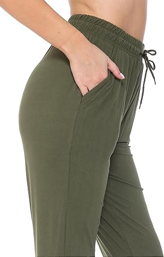 Vista 8 de Leggings Depot - Pantalones deportivos de ajuste holgado para mujer, con bolsillos y bajos, para yoga, entrenamiento