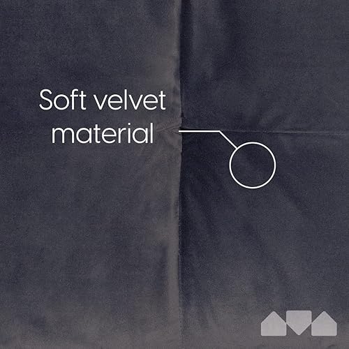 Miniatura 6 de Milliard Sofá mediano, sofá biplaza de terciopelo, sofá para espacios pequeños (57 x 24 x 30.5 pulgadas)