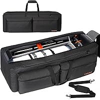 Vista 1 de TORIBIO Telescope Case Bag, Padded Storage Bag and Carrying Case for Astronomical Telescope, Telescope Travel Bag with Pockets & Buckled Straps to