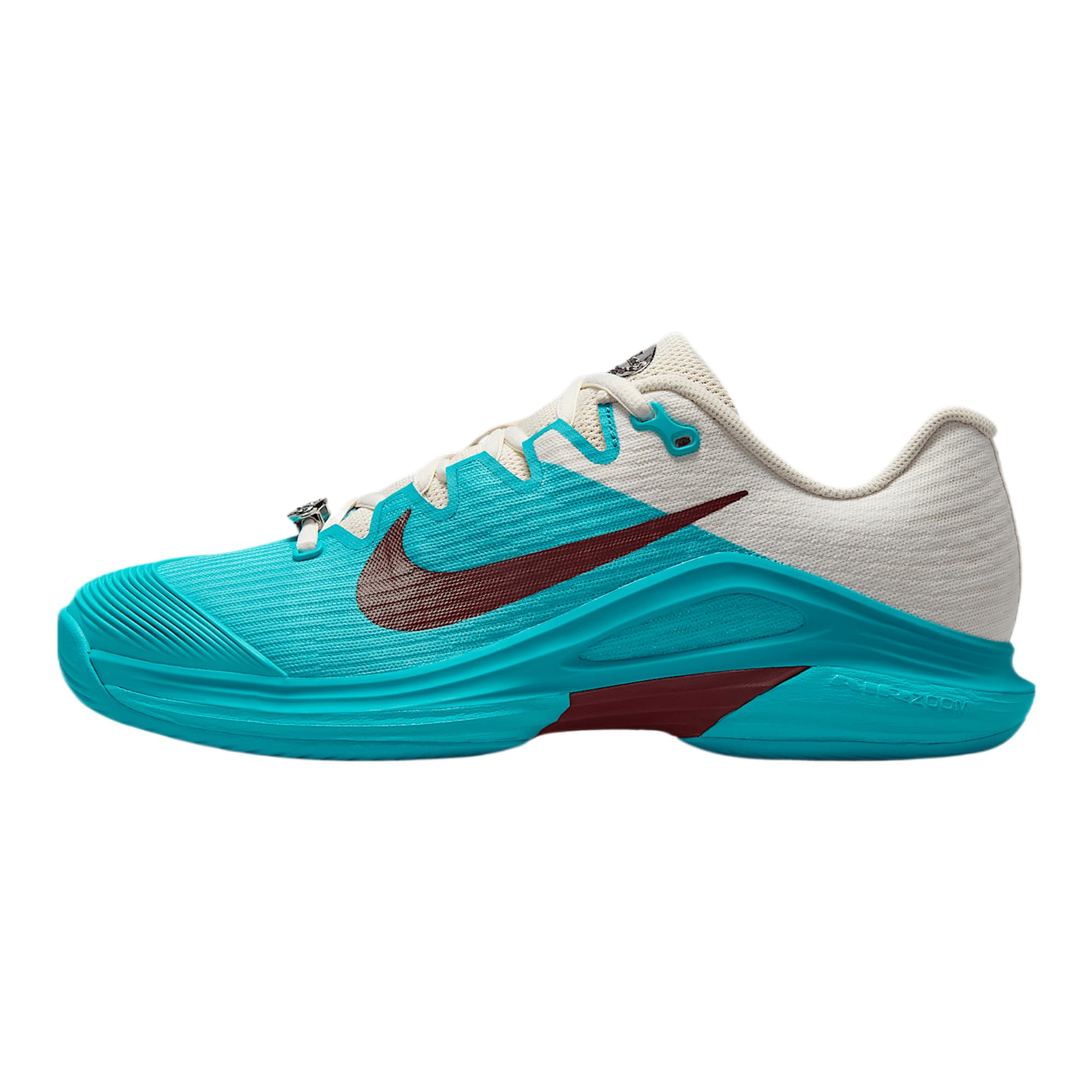 Vapor 12 Premium Women's Hard Court Tennis Shoes (Dusty Cactus/Pale Ivory/Metallic Silver…