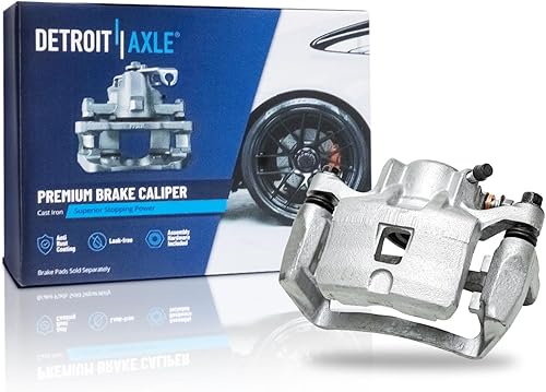 Miniatura 28 de Detroit Axle - Pinza de freno delantera derecha con soporte de repuesto para Chevrolet Equinox Captiva Sport Pontiac Torrent Saturn Vue Suzuki XL-7