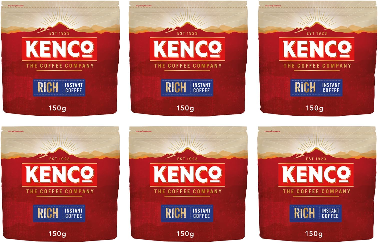 ケンコーリッチインスタントコーヒー詰替150g（6個入り）