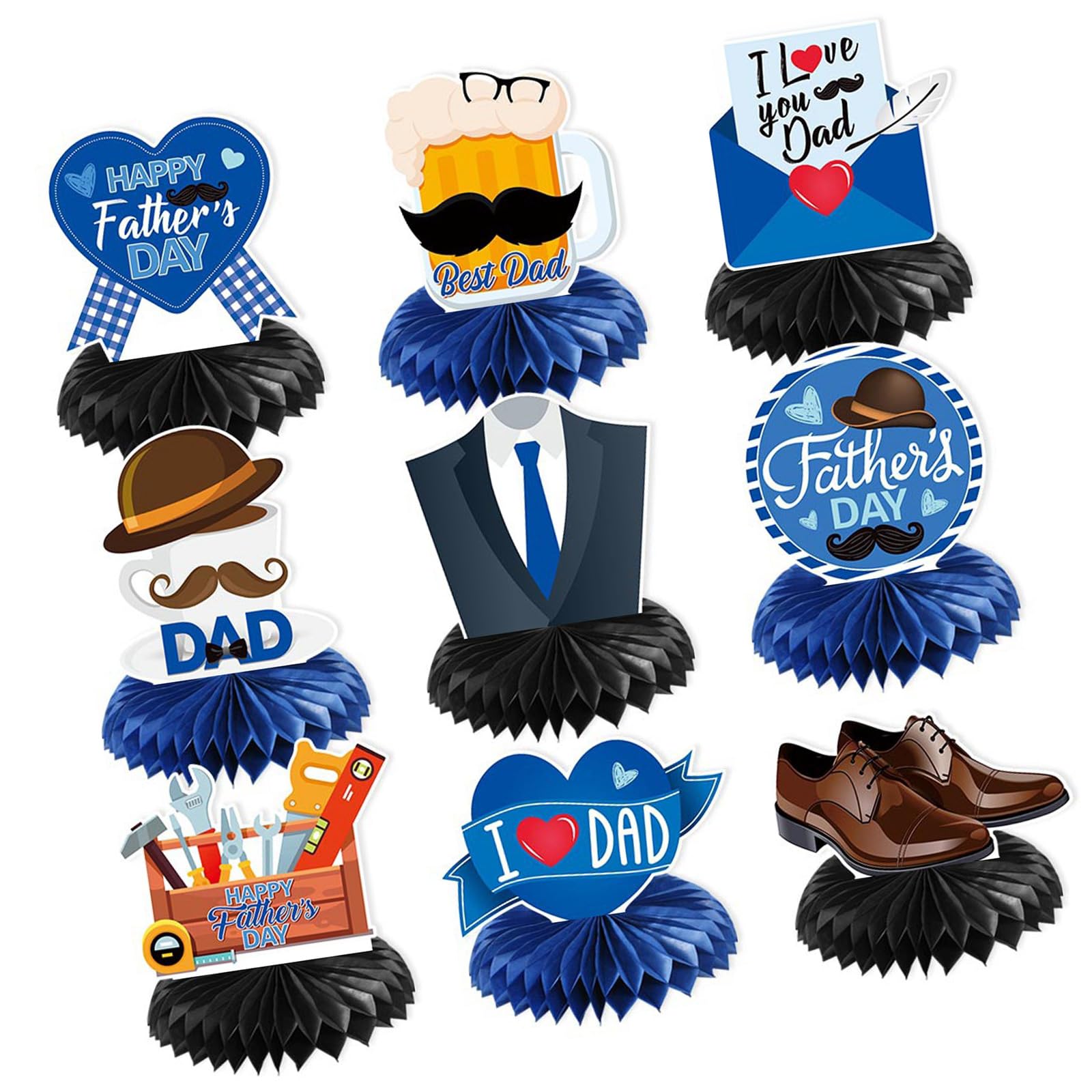 Hsyzygian Multipurpose Paper Decorations for Father ' s Day Festivities Large Backdrop Banners Accessories Party Supplies FathersDay Party Decorations