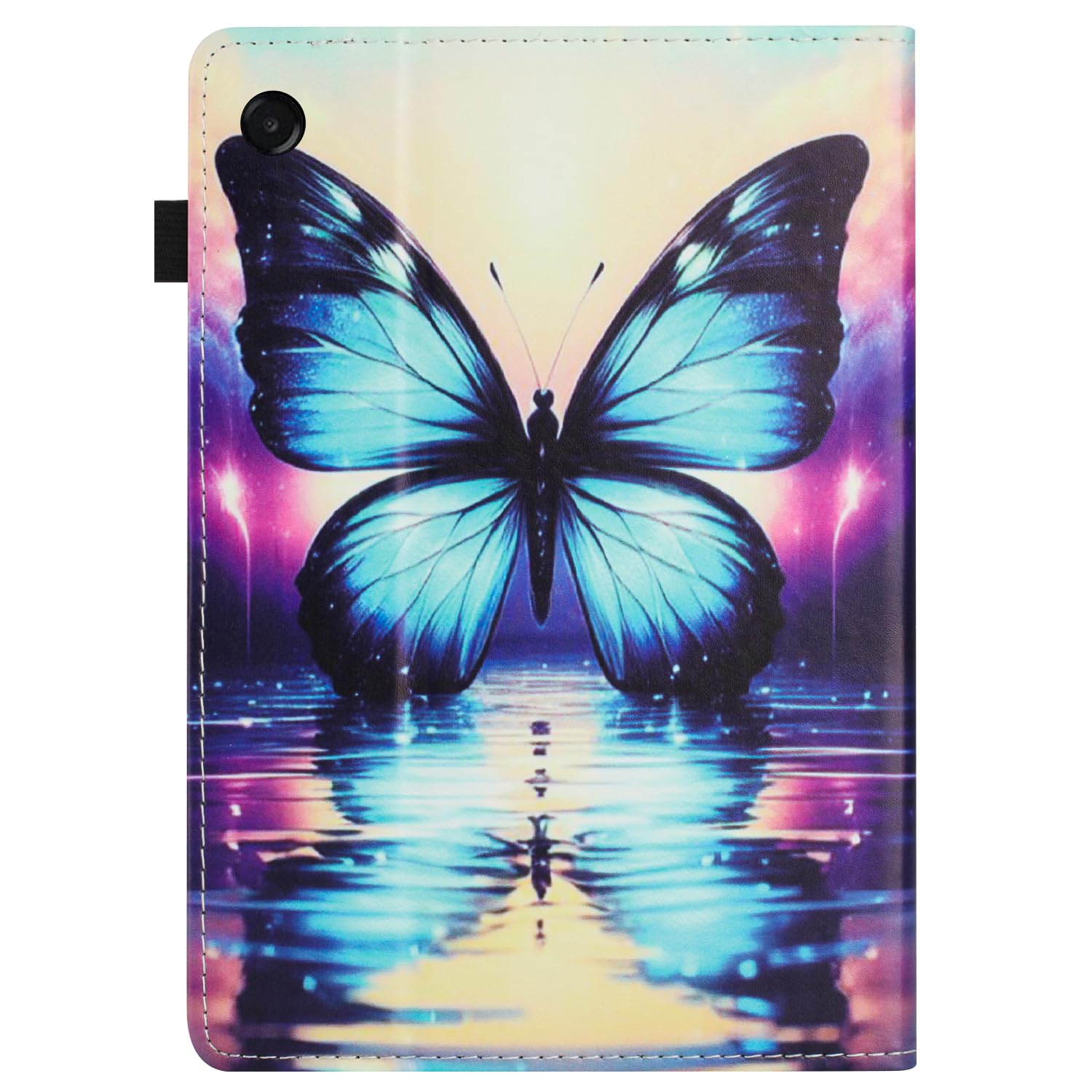 Etui do Samsung Galaxy Tab A11+ 11 cali 2025 SM-X310/SM-X315 LTE/SM-X236 PU skórzany rękaw magnetyczny stojak pokrowiec portfel tablet etui ochronne do Galaxy A11 Plus cień motyl