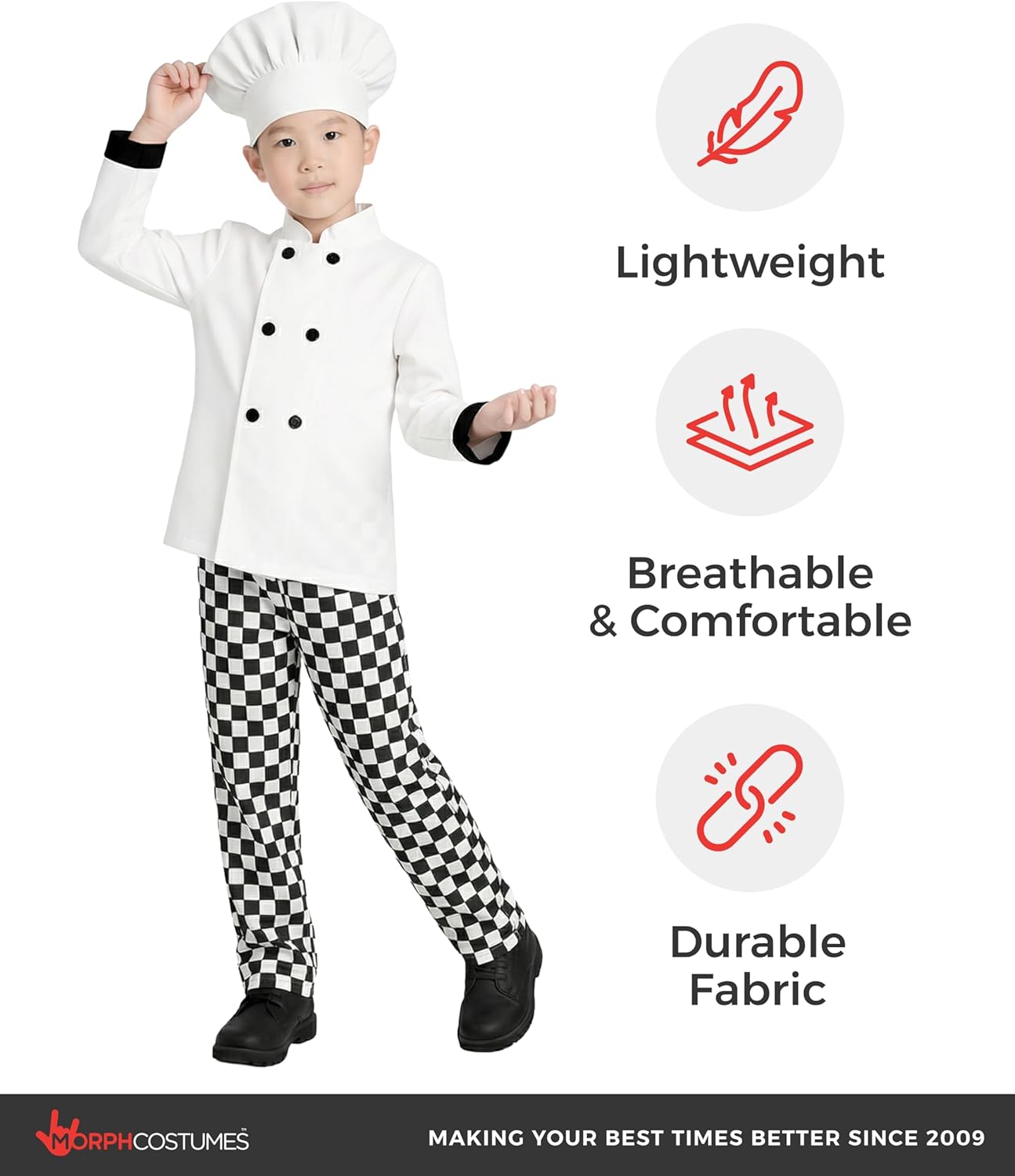 fun shack Chef Costume Kids, Boys Chef Costume, Boys Halloween Costumes, Halloween Costumes for Kids, Medium