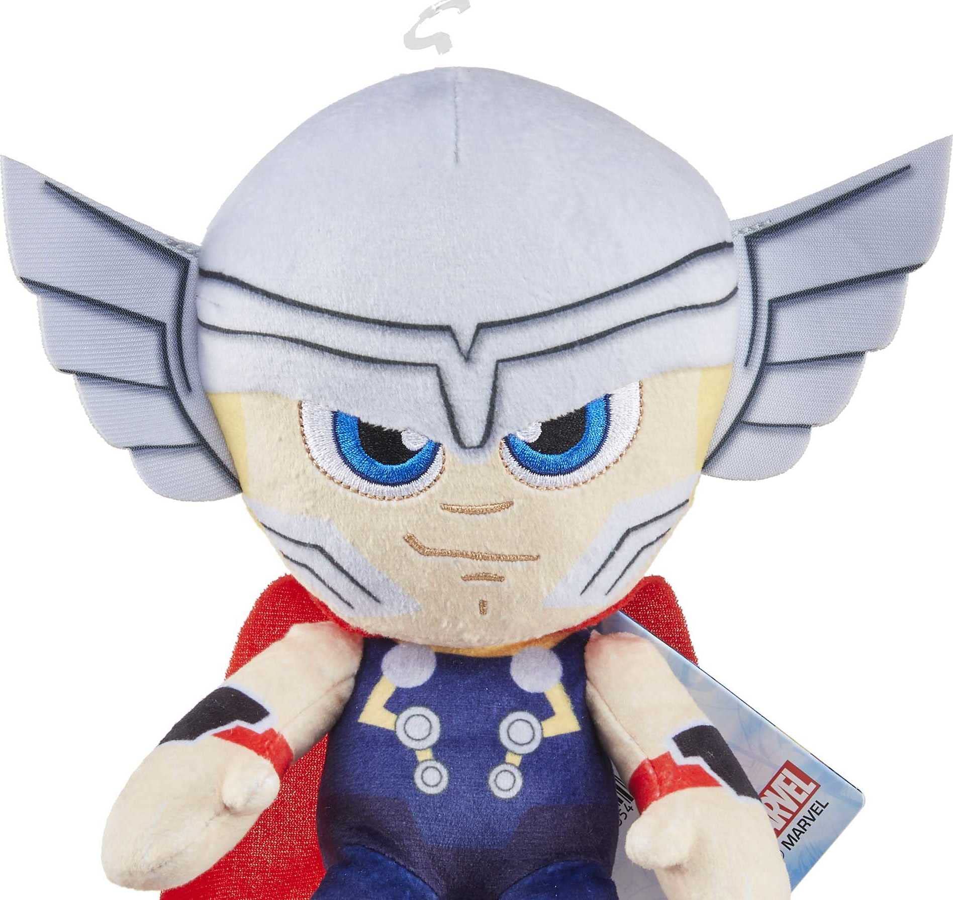 Personaggio di peluche Marvel, bambola morbida Thor da 20,3 cm, giocattolo da collezione, regalo per bambini e fan dai 3 anni in su