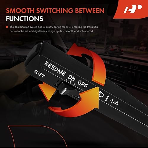 Miniatura 4 de A-Premium [Generación 2] Interruptor de señal de giro, palanca de interruptor de control de crucero con 4 conectores compatibles con Volvo VAH