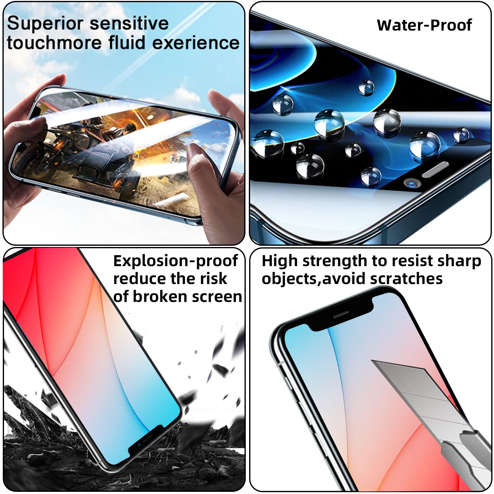Brinonac Display Per IPhone XS, 5,8" Schermo Full HD LCD Retina - Foto 8