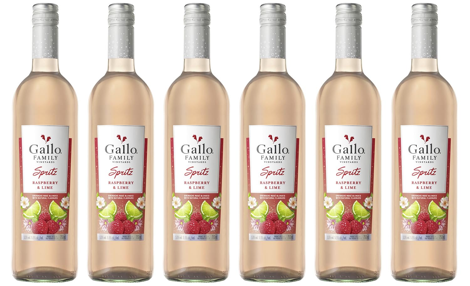 Gallo Family Vineyards Spritz Himbeere Limette (6 x 0.75 l)