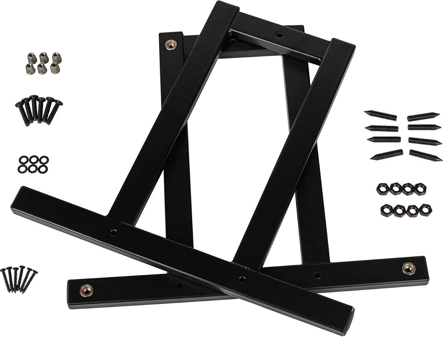 Dayton Audio OS-2HD Outrigger Speaker Spike Set Heavy Duty with Black Steel Base 2 Pcs
