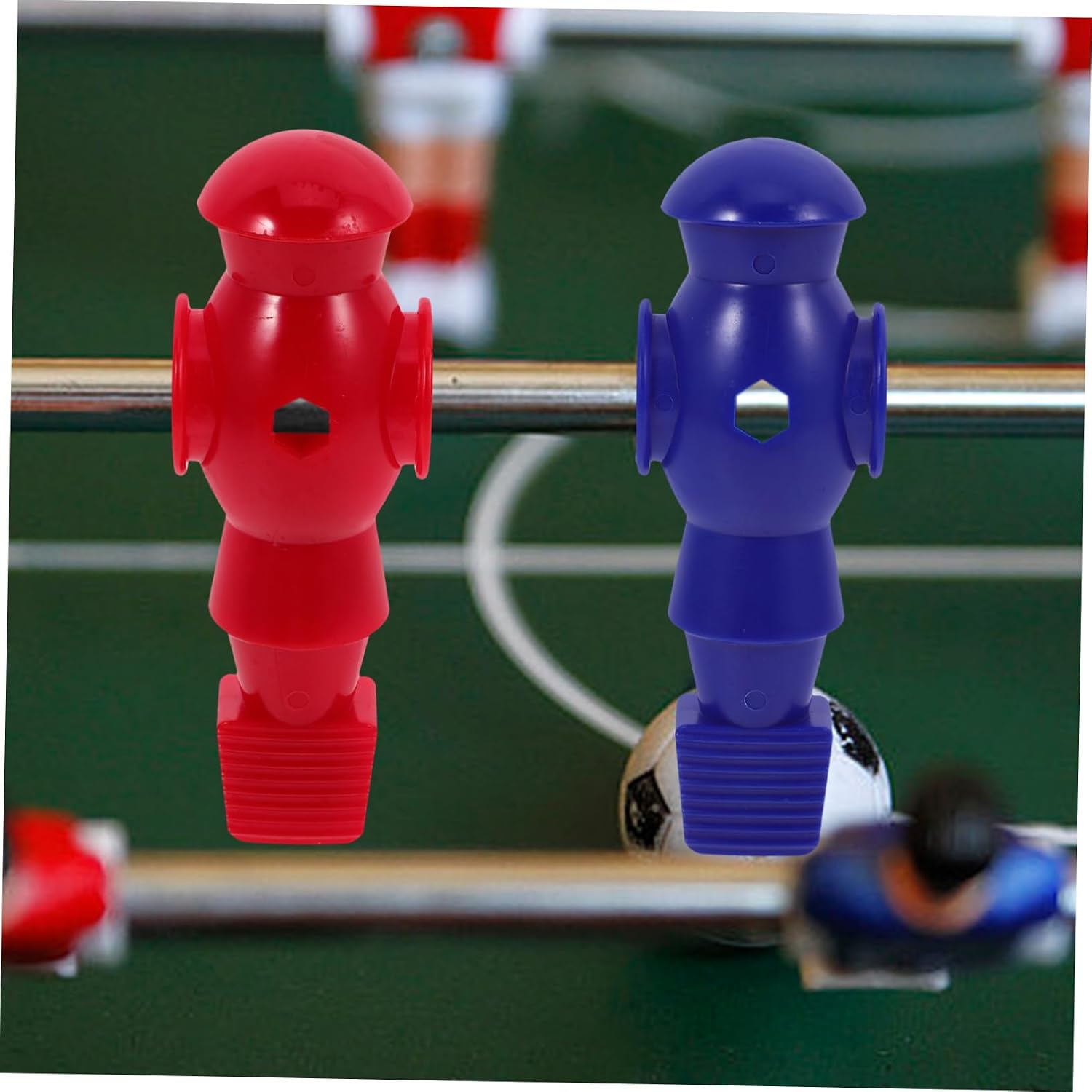 Kisangel 26pcs Foosball Table Player Figures Set Replacement Parts for Table Football Game Detailed Soccer Player Statues Suitable for Game Rooms and Playrooms