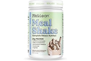 Lean1 Meal Replacement Shake | Low Calorie Meal Replacement with Protein, Fiber...