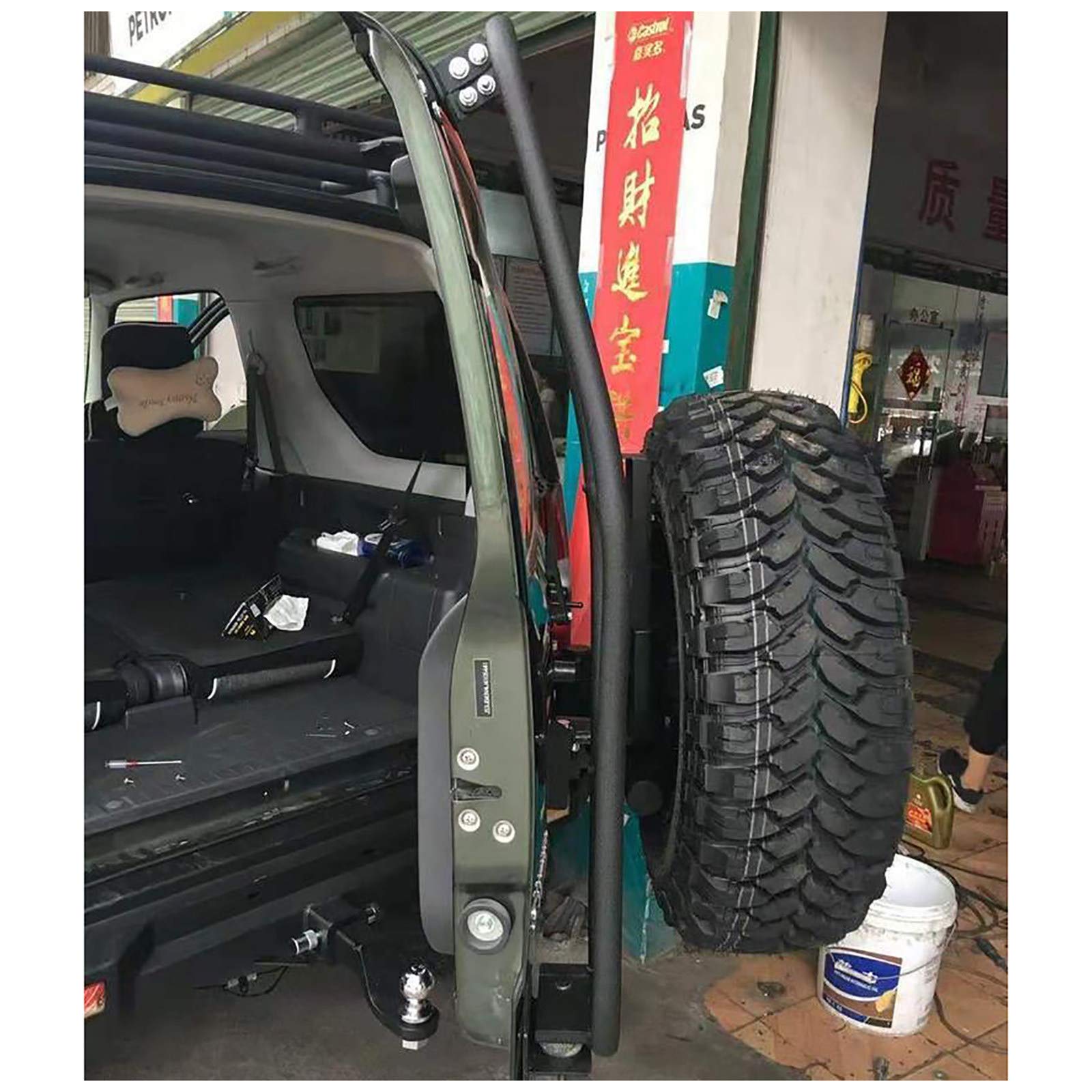 Hintertürleiter Passend Für J-i-m-n-y # Jb43 2007~2018,Alloy Heckklappenleiter Auto Modifikation Zubehör