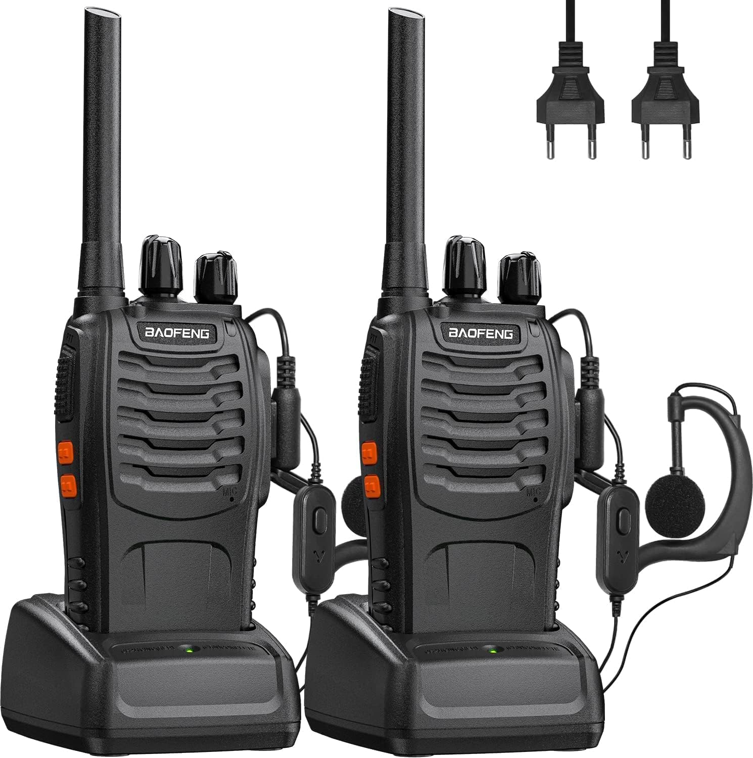 JUCJET 88E Walkie Talkie, Lizenzfrei PMR446 16 Kanäle Funkgeräte ...