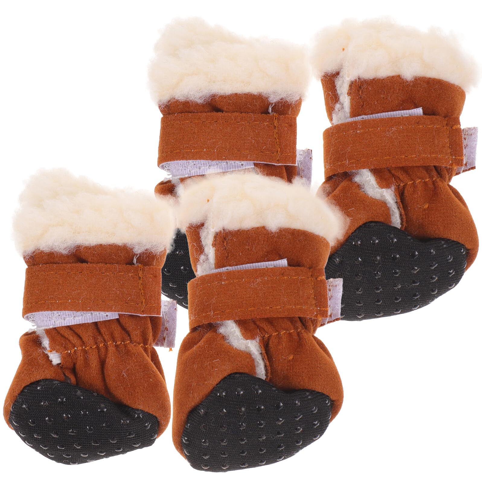 Bottes antidérapantes pour chien Lurrose en taille M pour la neige