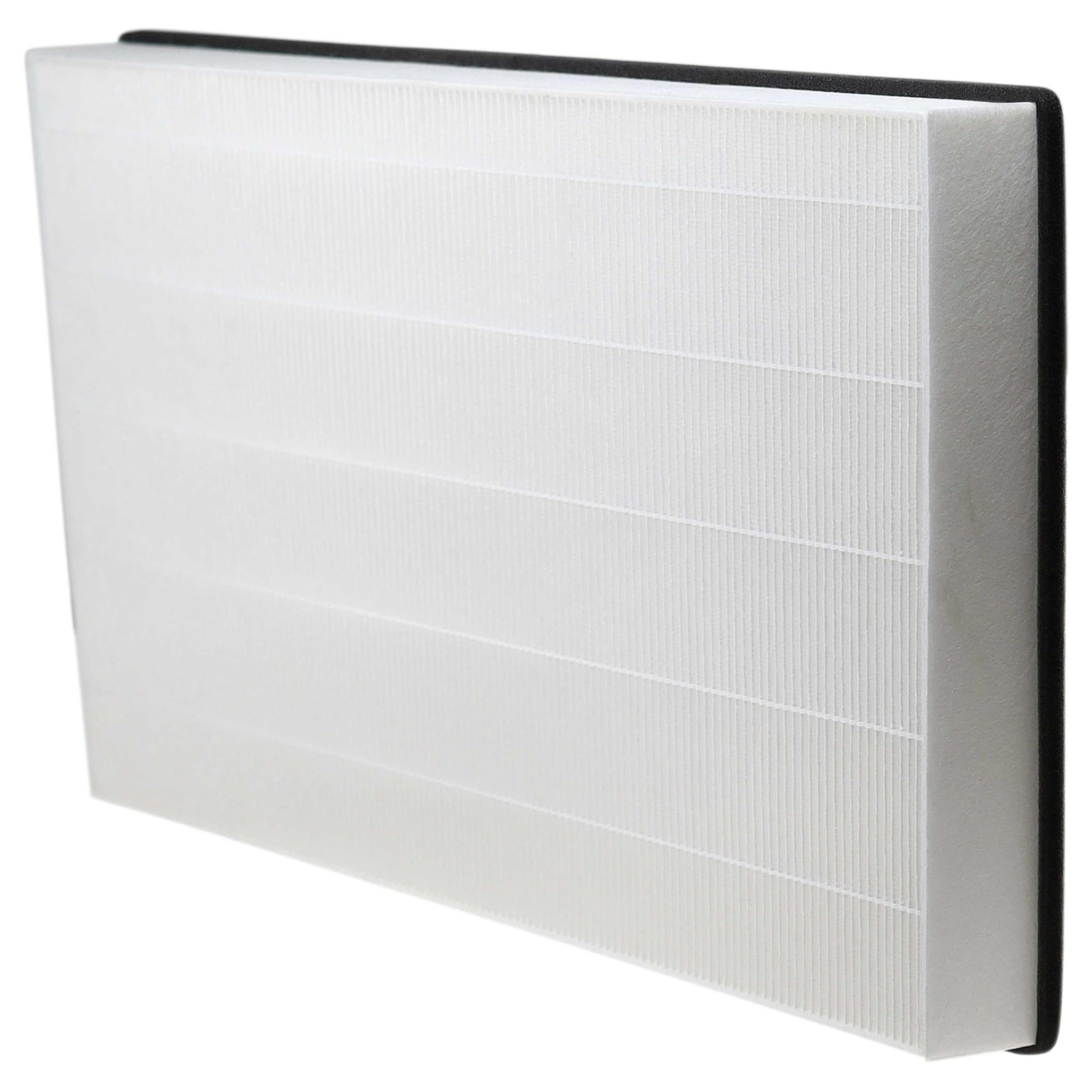 vhbw 4x Filtro polen compatible con Vallox ValloPlus 450 SE Sole, 500 SC unidad ventilación - Filtro aire F7, 45,3 x 22,5 x 5,2 cm negro blanco