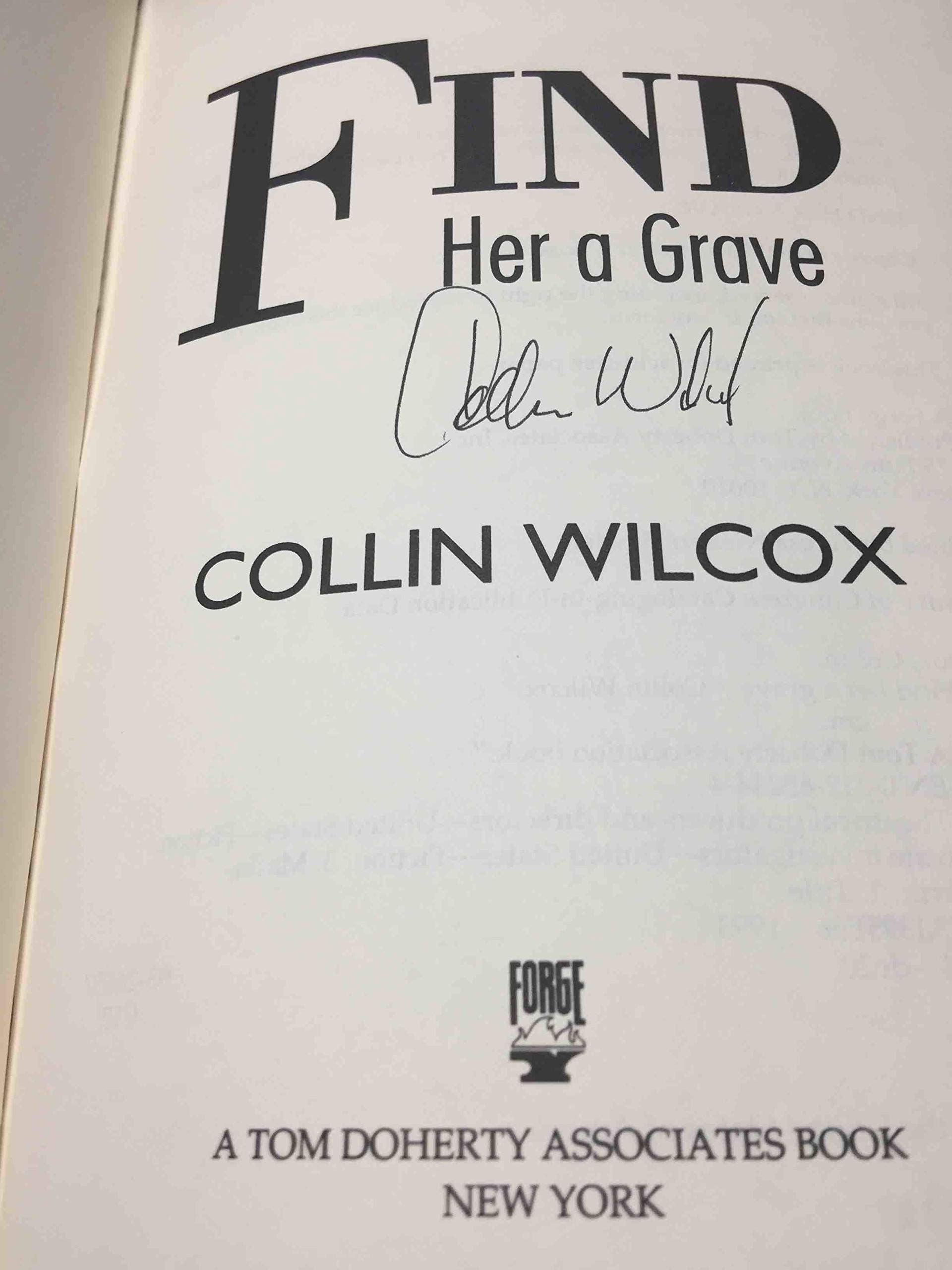 Find Her a Grave Wilcox, Collin