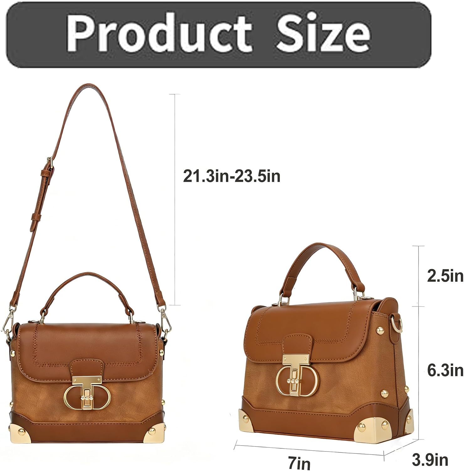Women's Top Handle Bags,Fashion Handbags With Leather Strap,Tiny Clutch Crossbody Bag-Trendy Shoulder Bag