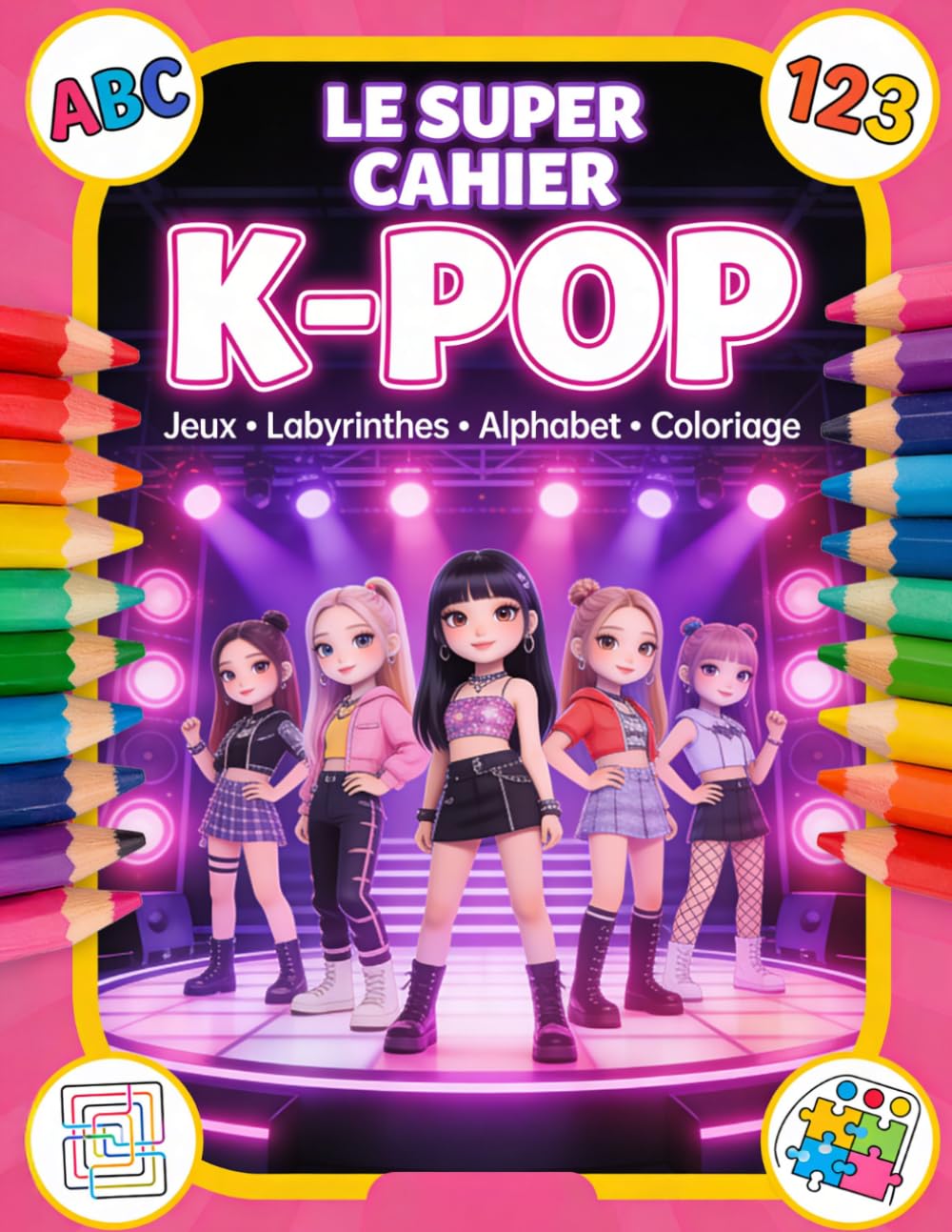 Mon cahier de K-POP en Couleurs 2026