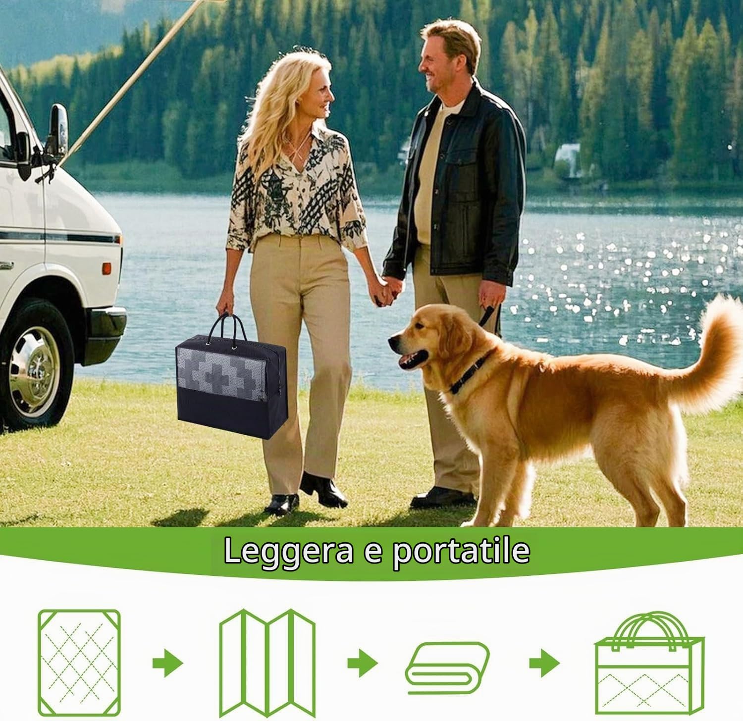 smiry Tappeto da esterno Tappetini da giardino impermeabili Resistente ai raggi UV Tappeto per patio all'aperto Tappetino con cannuccia in plastica reversibile per balcone, campeggio, picnic, giardino