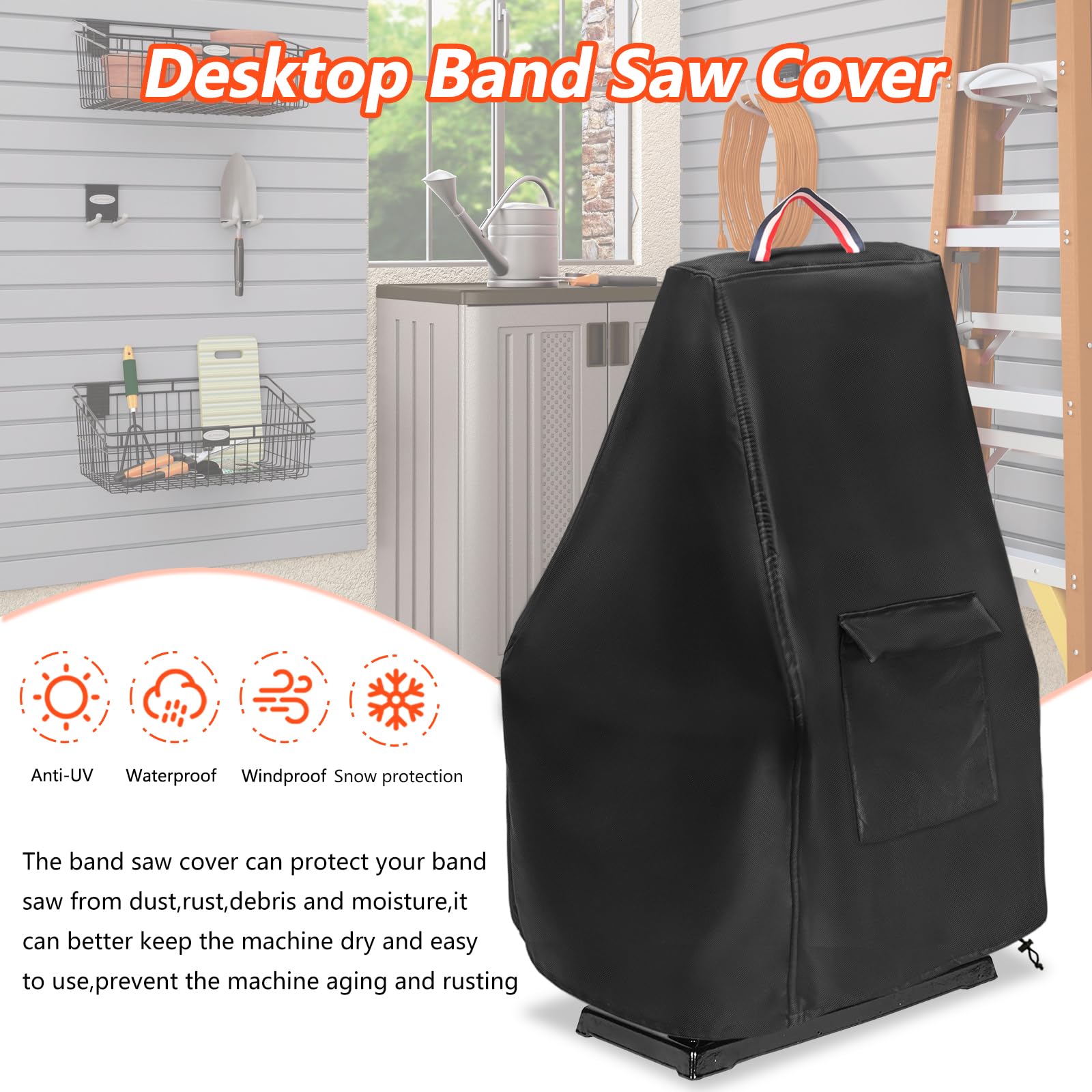Band Saw Cover - Heavy Duty Dustproof Protection -6