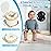 Orzbow Portable Travel Potty Seat for Toddlers with Splash Guard, Foldable Potty Training Toilet for Boys & Girls, On The Go Kids Car Potty, Includes Free Travel Bag and Disposable Potty Liners, Khaki