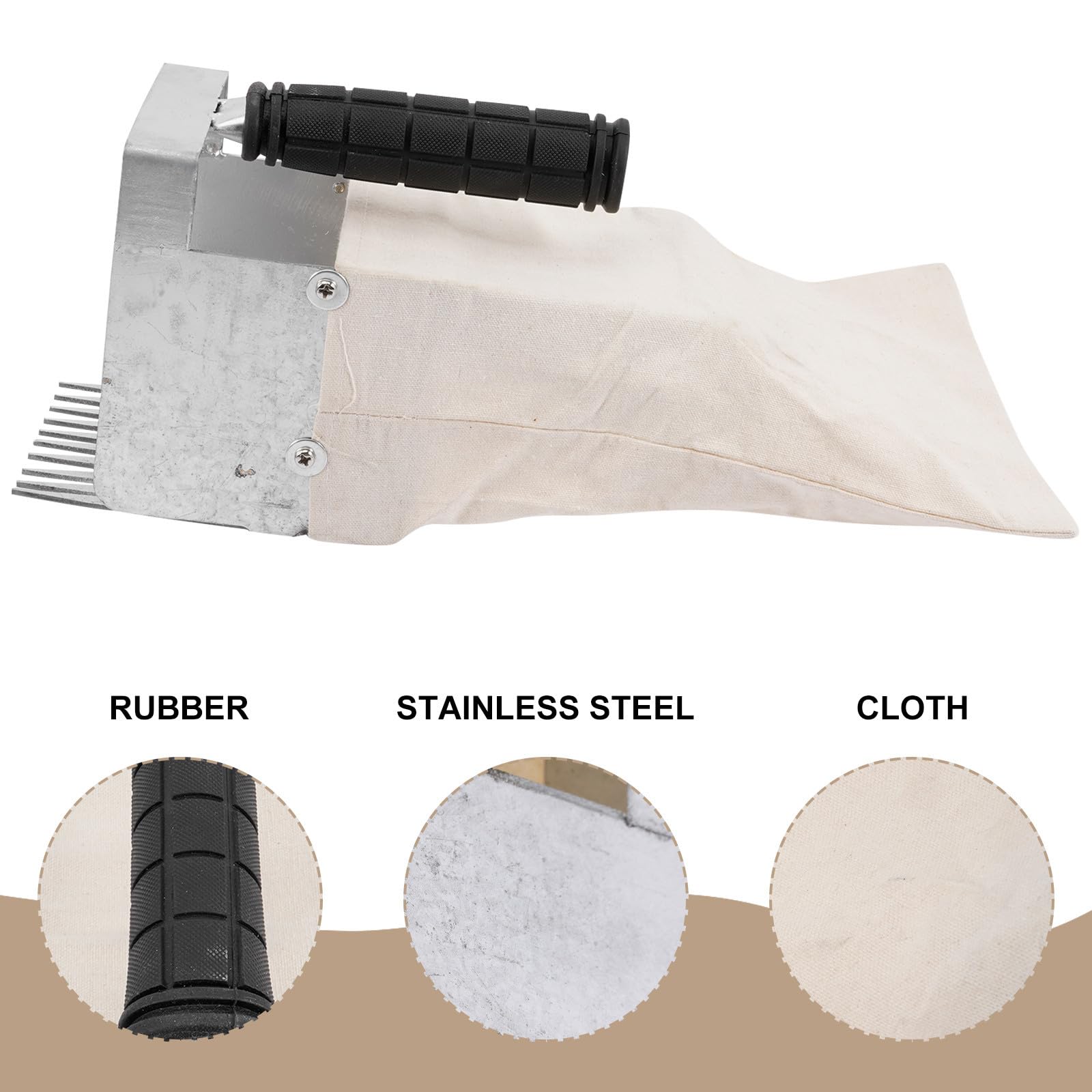 Recolector de Arándanos Mango Ergonómico Pala para Cosecha Herramienta de Jardinería para Huertos y Cultivo Exterior Color Aleatorio