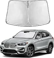 Vista 205 de EcoNour Parasol para Subaru Crosstrek 2013-2015 2016 2017, visera solar para parabrisas delantero y ventana, bloqueador de calor UV y protector