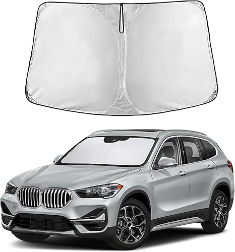 Miniatura 205 de EcoNour Parasol para Subaru Crosstrek 2013-2015 2016 2017, visera solar para parabrisas delantero y ventana, bloqueador de calor UV y protector