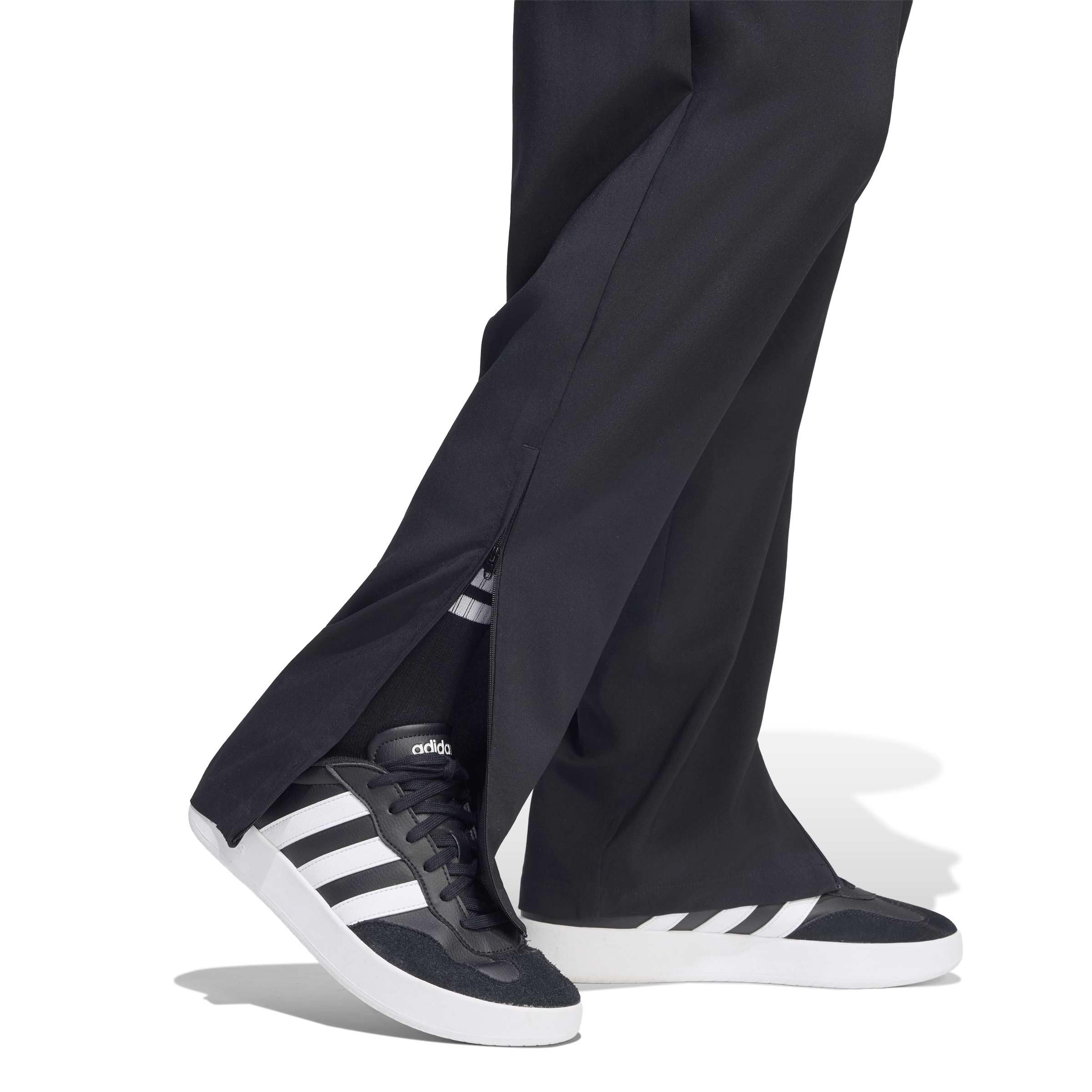 adidas Hombre Essentials Small Logo Stanford Lite Woven Tapered Open Hem Pants, Black, 3XL