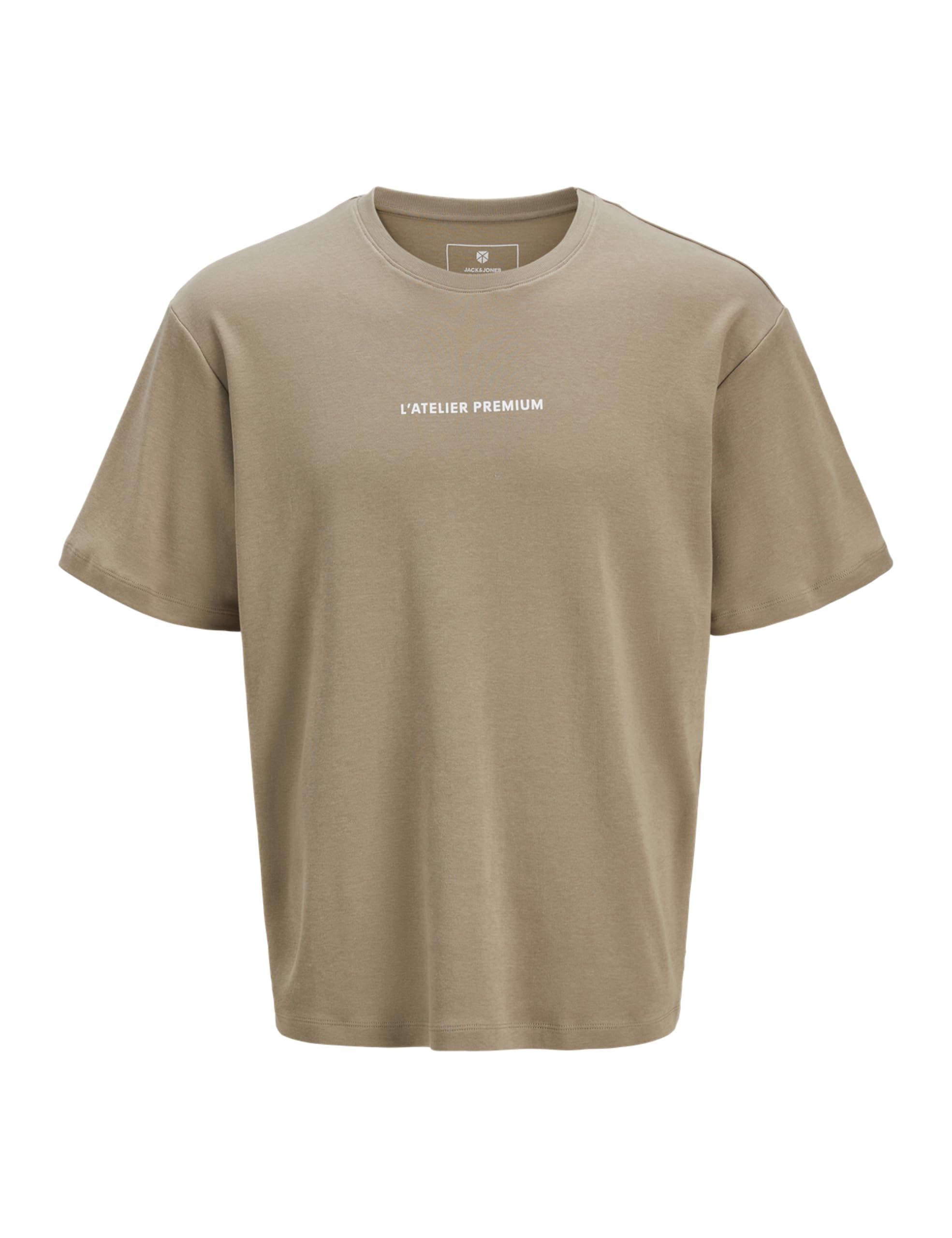 JACK & JONES Jprblaatelier Ss Tee, Greige, XS
