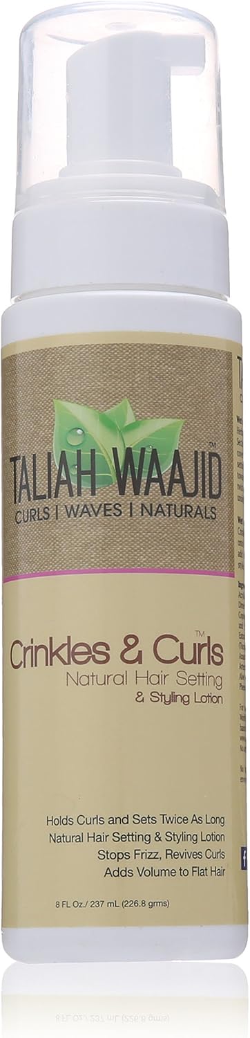 Taliah Waajid Crinkles & Curls Styling Lotion 8 oz, White, 227 ml (Pack of 1)