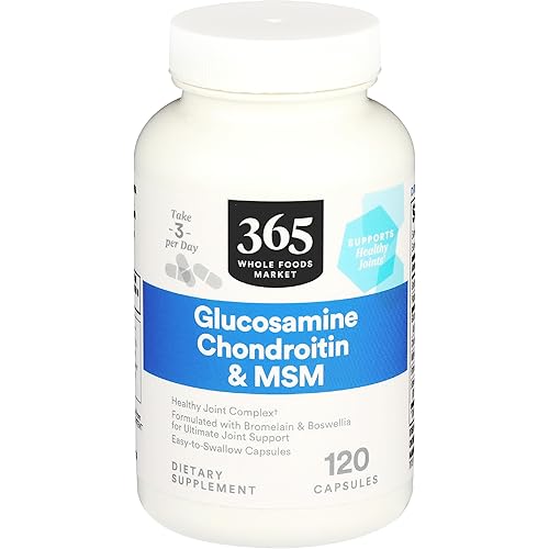 365 by Whole Foods Market, Glucosamine Chondroitin and MMS, 120 Capsules